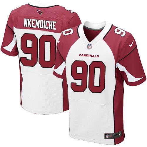 Nike Cardinals #90 Robert Nkemdiche White Men's Stitched NFL Vapor Untouchable Elite Jersey
